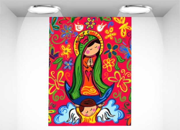 Virgen animada v2 – Lienzos y Colores