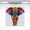 Elefante mandala a4
