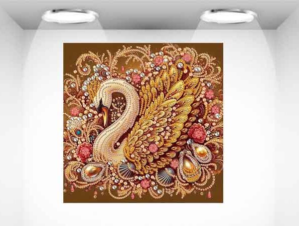 Cisne 30x30 piedras especiales